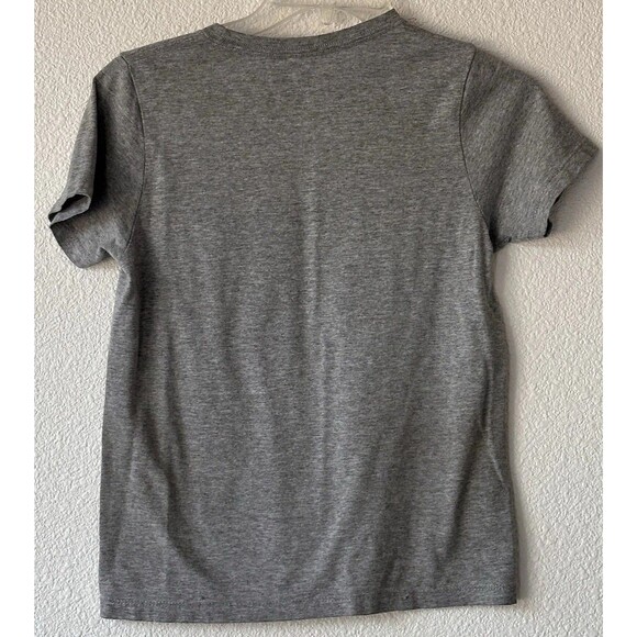 Nintendo Super Mario Kids T-Shirt Gray Size Medium Short Sleeve Crew Tee - Picture 3 of 4